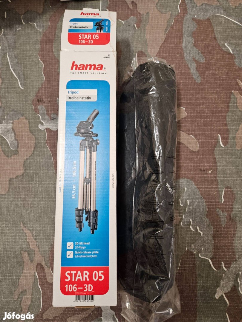 Hama Háromlábú állvány Star 5 106 - 3Dállvány eladó, új!