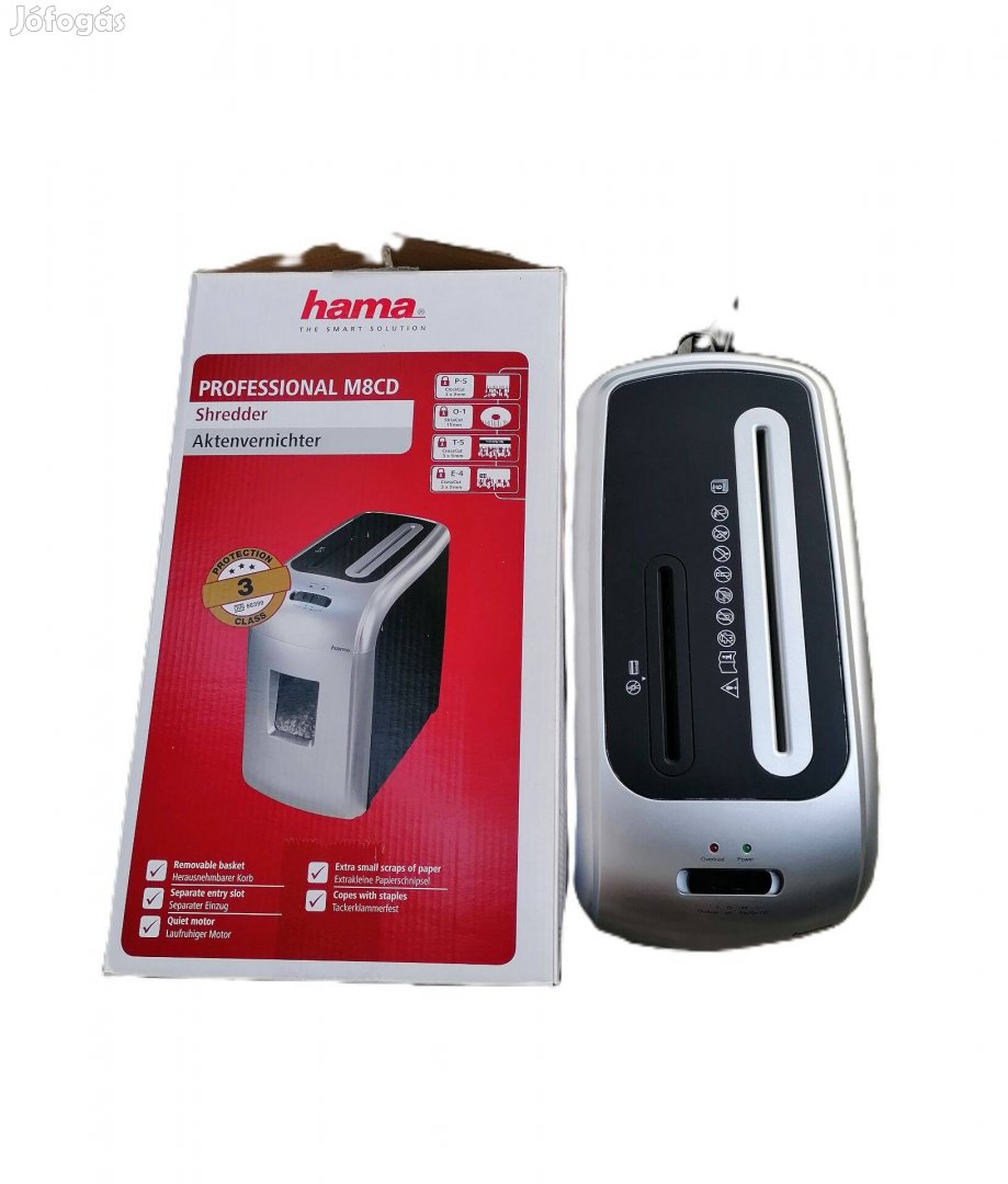 Hama Professional M8CD iratmegsemmisítő