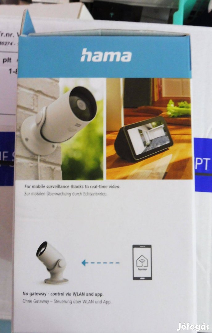 Hama 176577 Hama okos wifi kamera 1080p éjjellátó kültéri