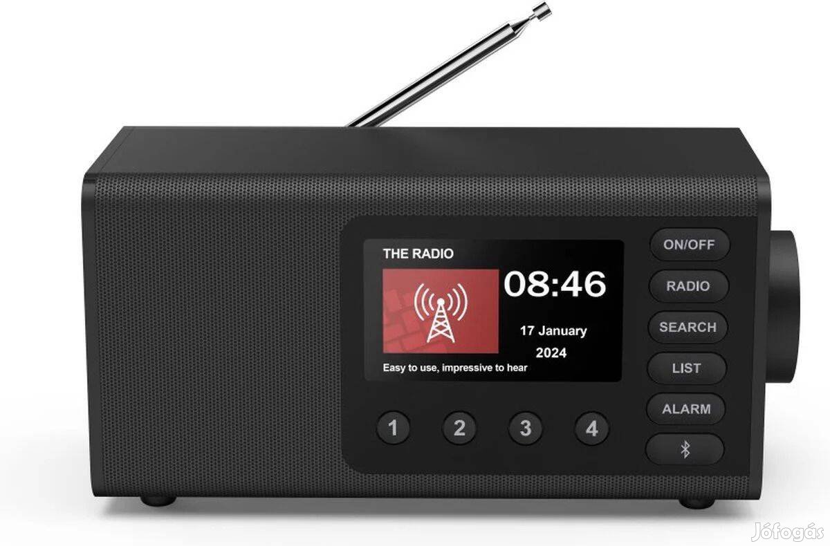 Hama 23054296 DR1001BT DABDABFM digitális rádió Bluetooth-sz