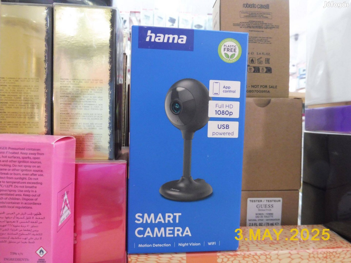 Hama ( 176651) WiFi 1080p megfigyelő kamera éjszakai látással és érzék