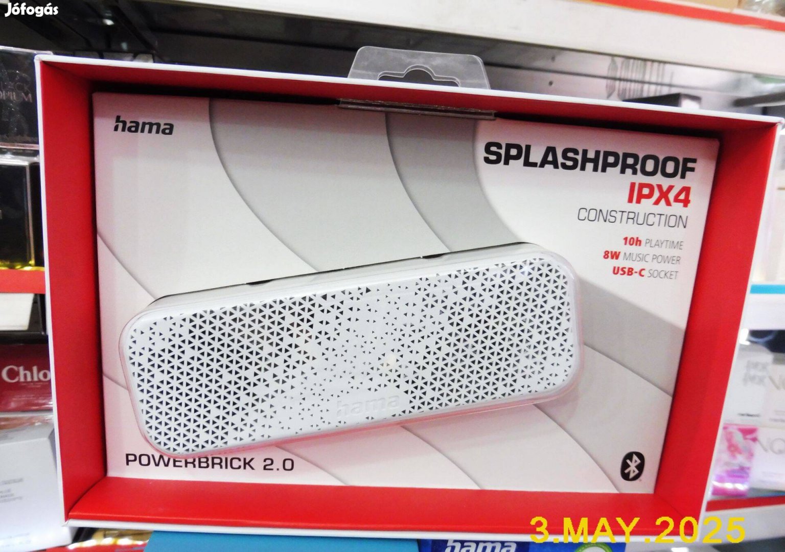 Hama ( 188227) Vezeték nélküli hangszóró Hama Powerbrick 2.0, fehér, U