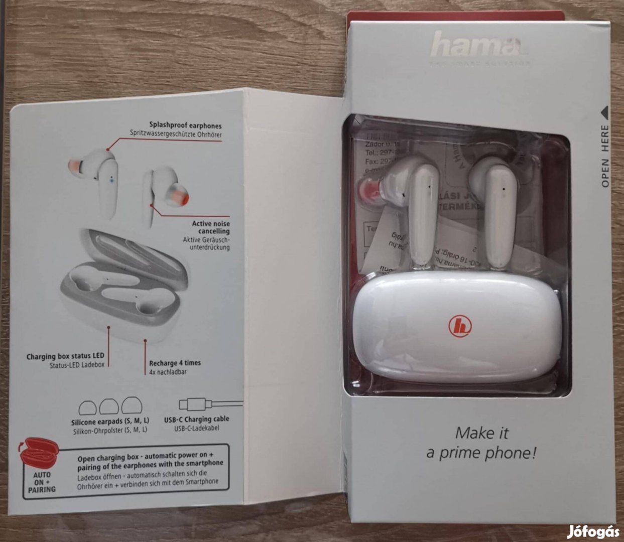 Hama bluetooth ANC vezeték nélküli fülhallgató