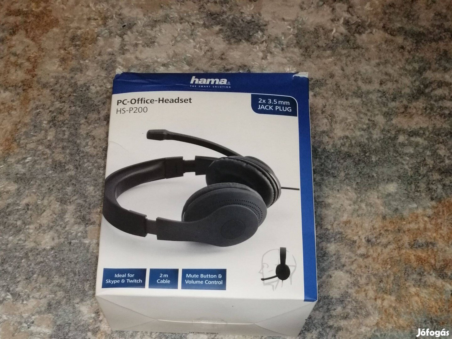 Hama fejhallgató mikrofonnal