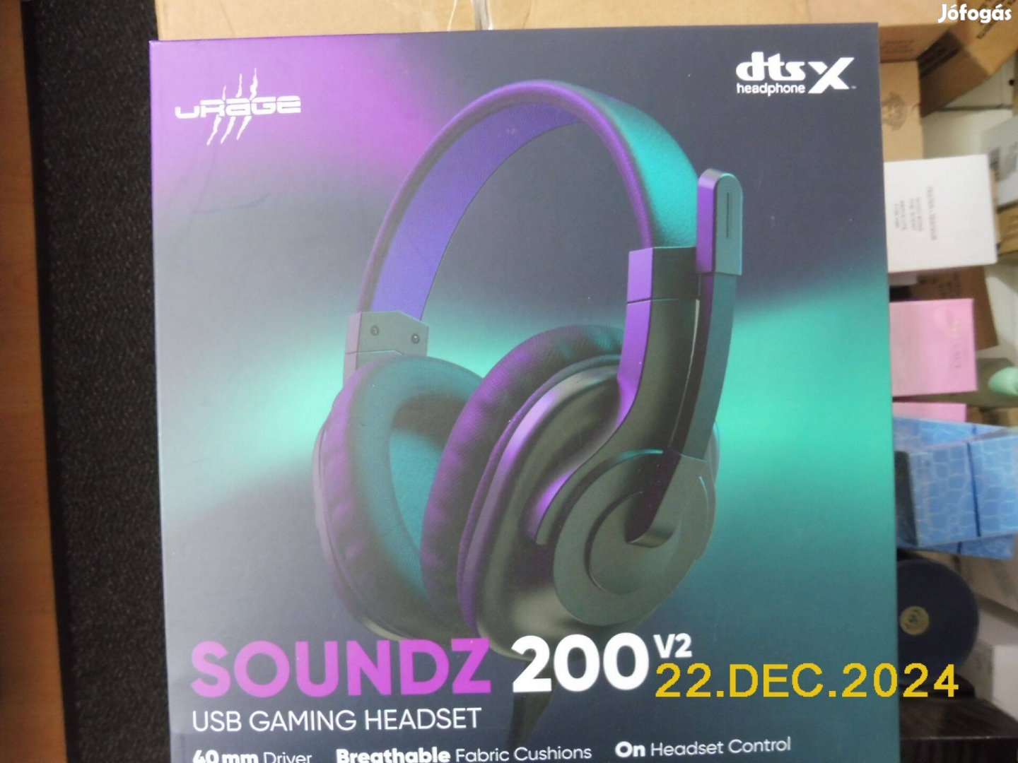 Hama urage Soundz 200 V2 gaming headset - fekete (217858)