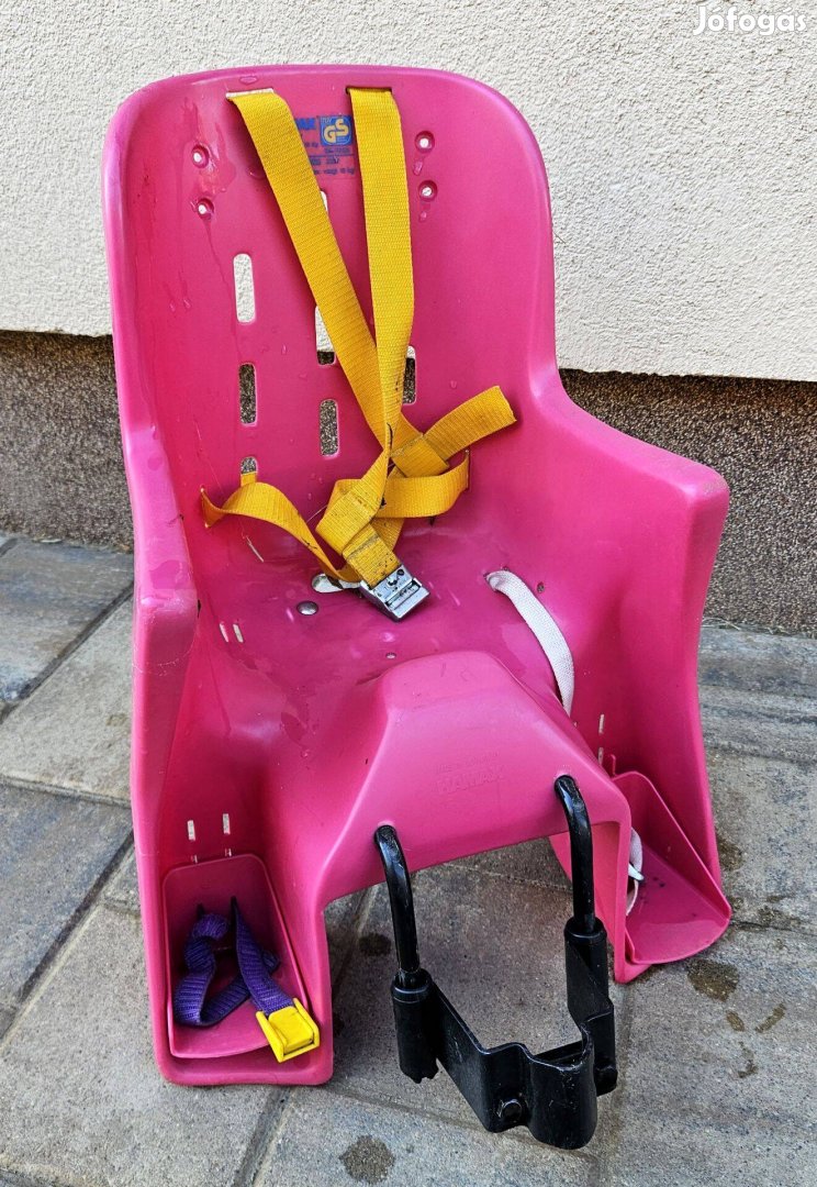 Hamax kerékpáros gyerekülés kerékpár ülés gyerek ülés vázra 18kg Pink