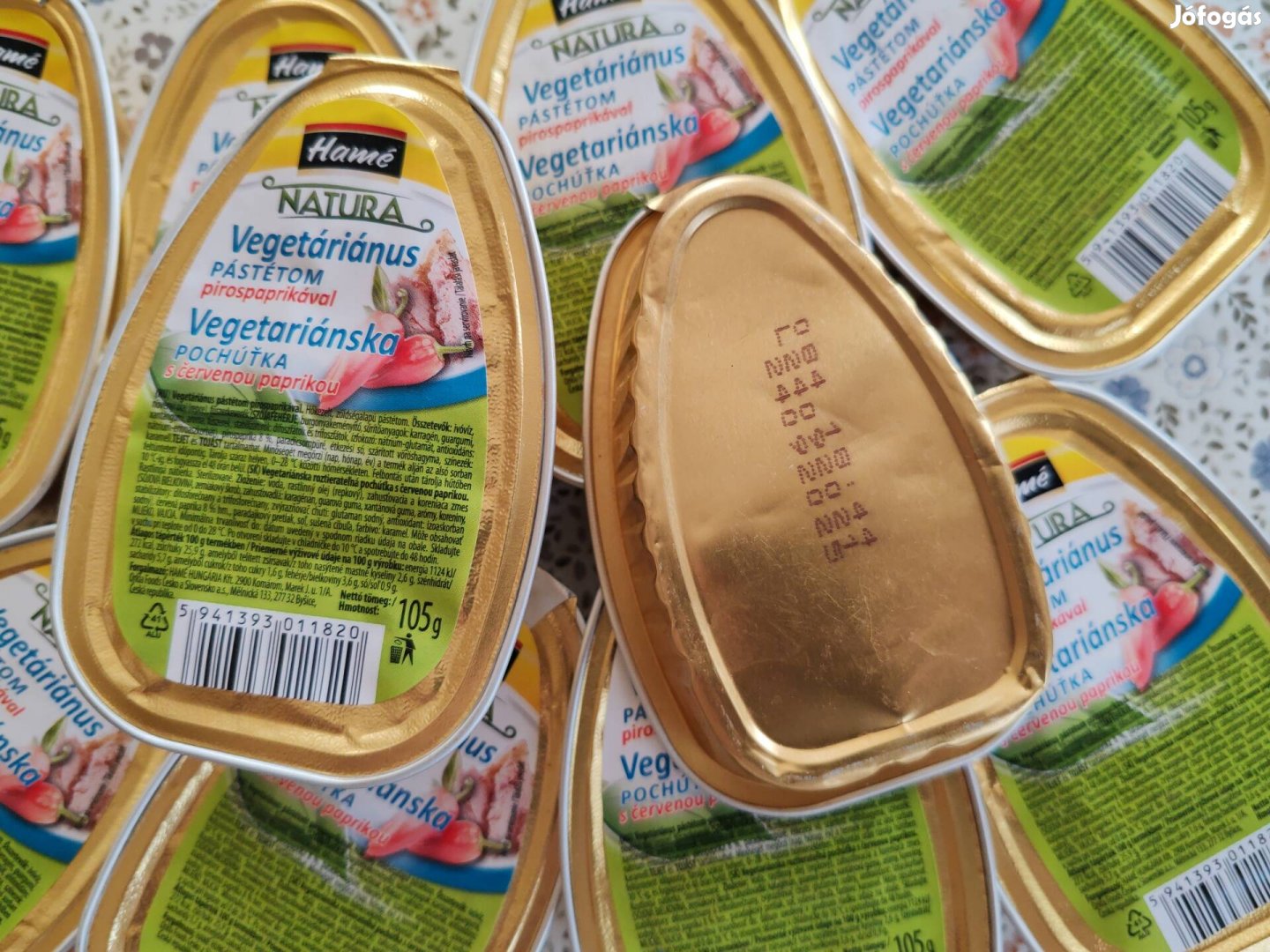 Hamé vegetáriánus zöldség pástétom /krém 22 db