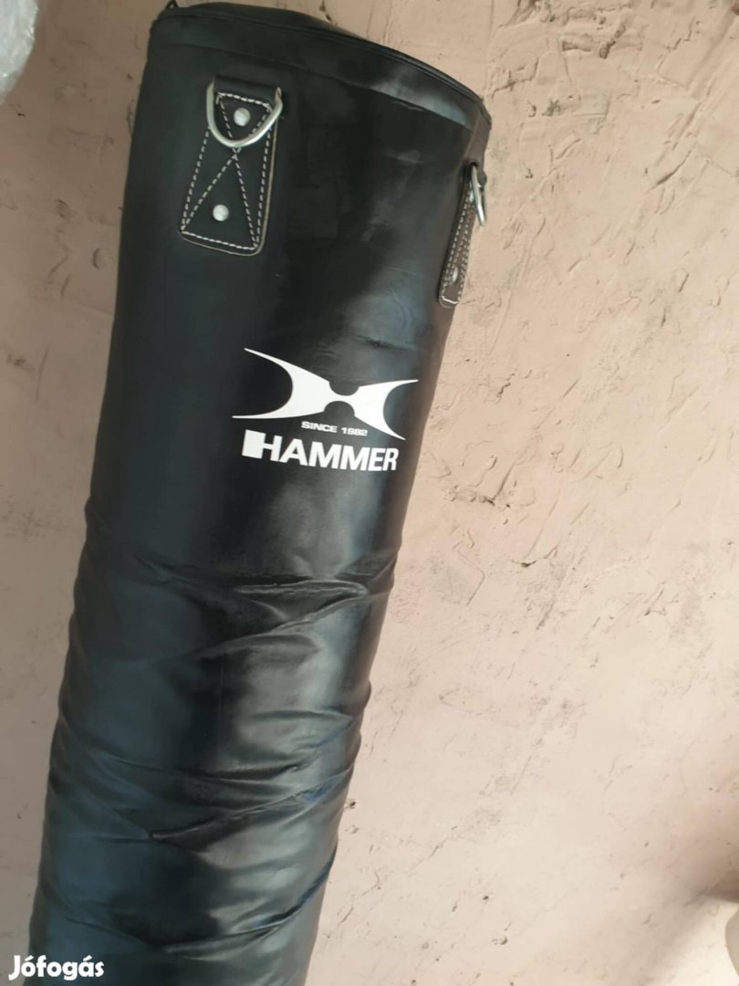 Hammer 180 cm 60 kg újszerű bőr boxzsák 