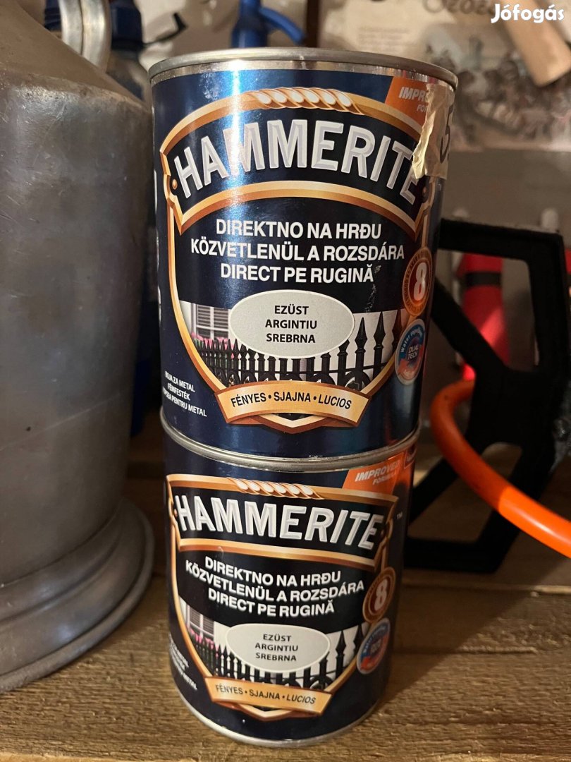 Hammerite ezüst festék