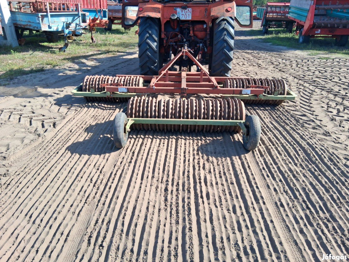 Hammerschmied 3,5 méteres cambridge henger 3 pont függesztett 45 cm át