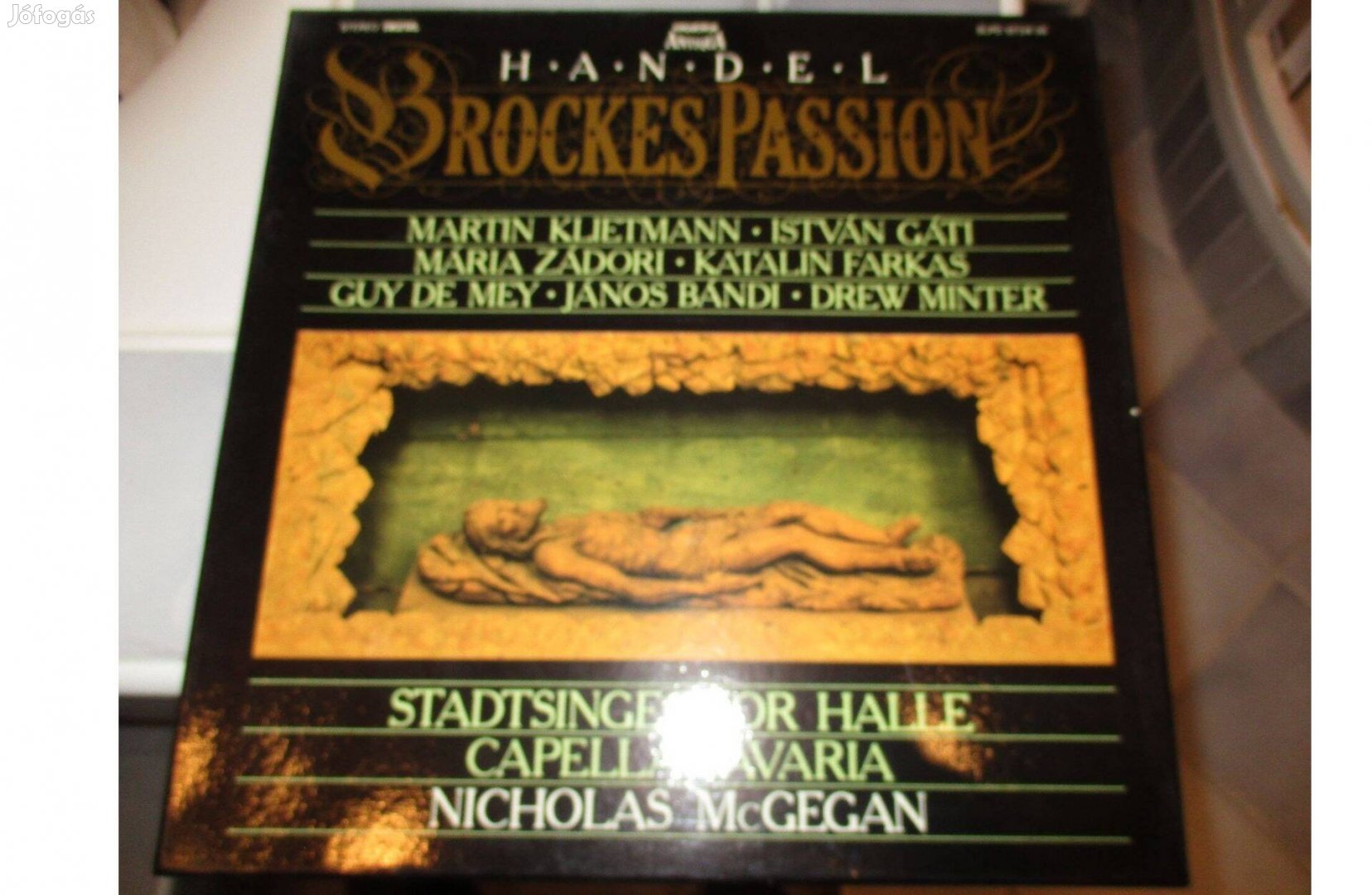 Handel Brockes Passion díszdobozos bakelit hanglemez album eladó