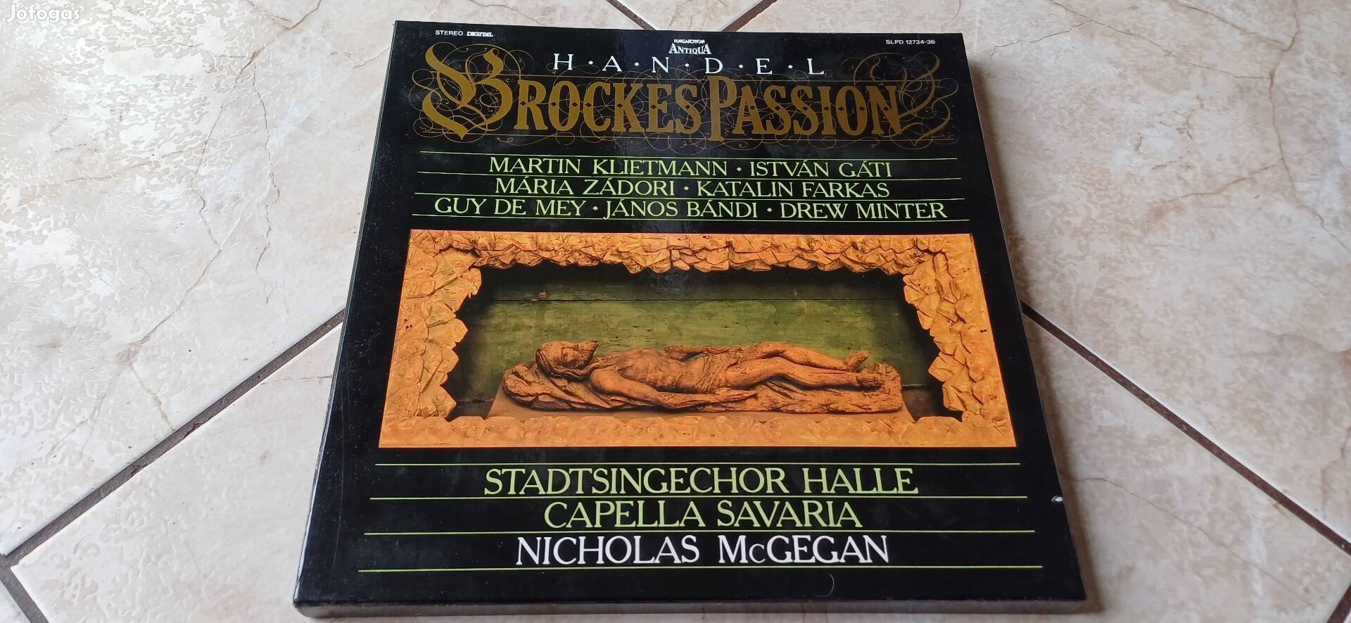 Handel Capella Savaria 3lp bakelit hanglemez box