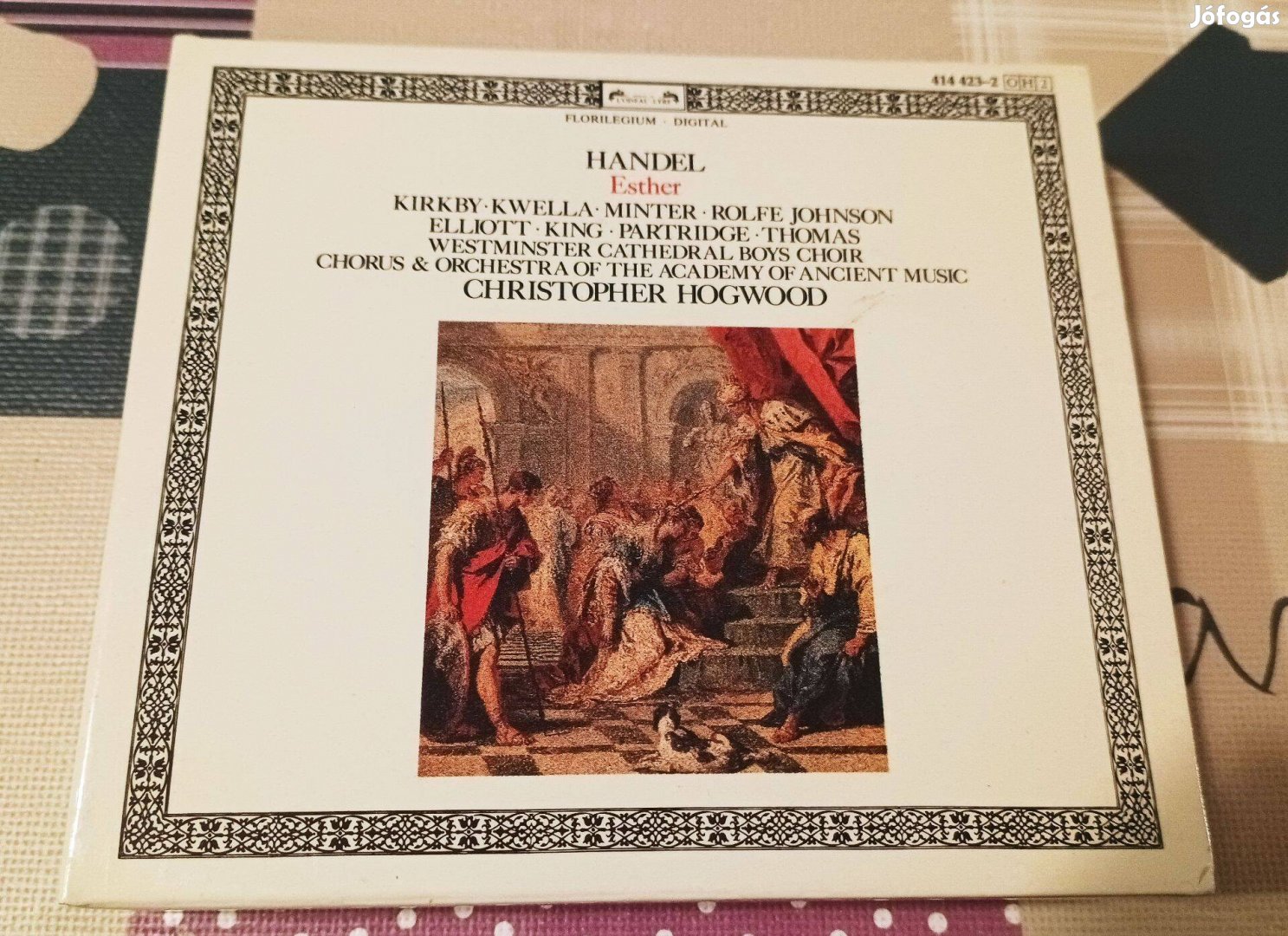 Handel Esther dupla CD tokjában, könyvecskéjével, karcmentesen, uj