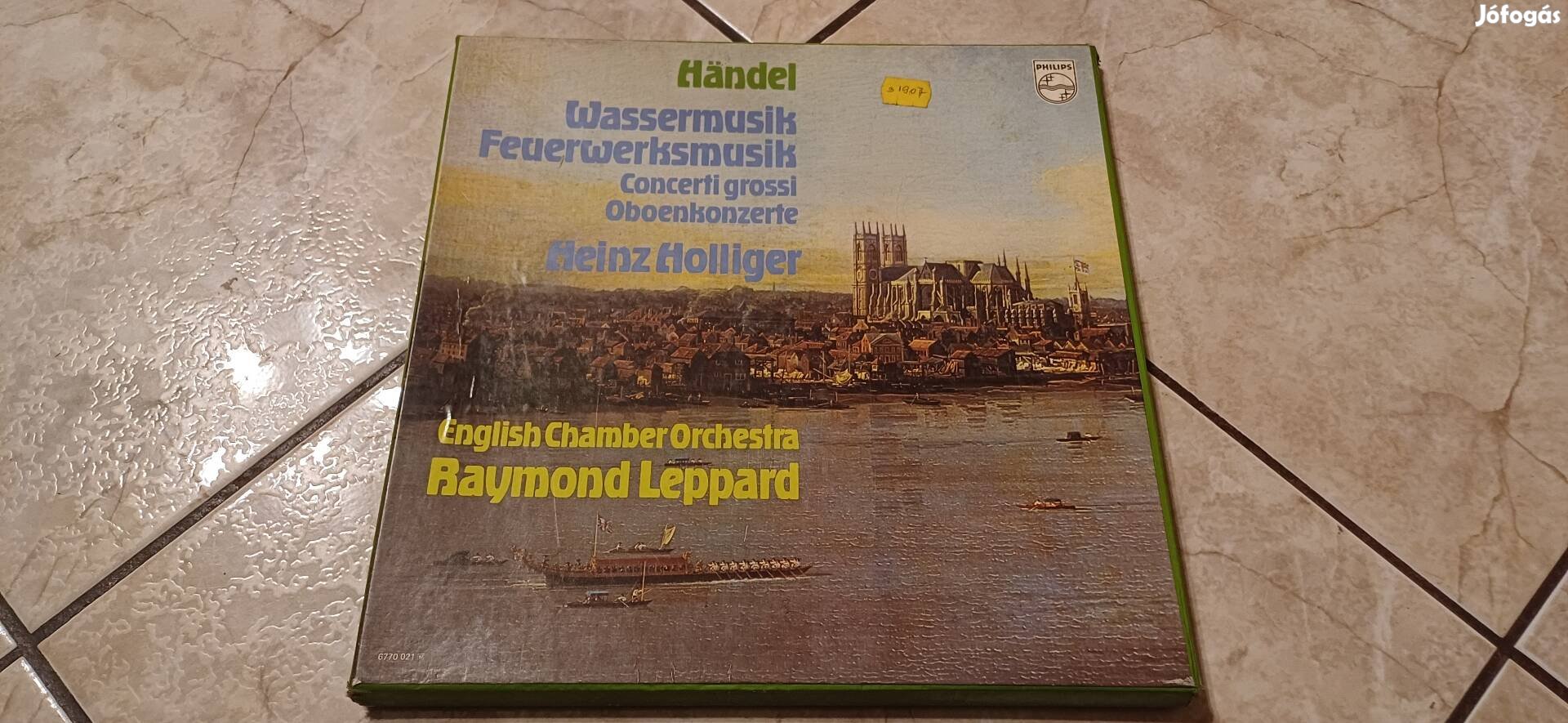 Handel Holliger 3lp bakelit hanglemez