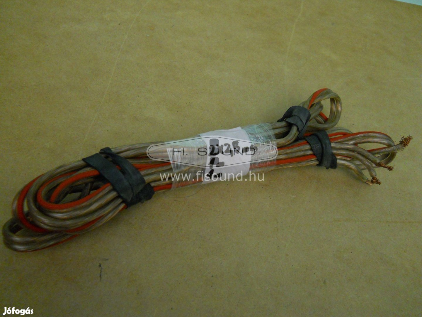 Hangfal kábel réz 2x2,5 mm2 , 2x1 m-s (1.)