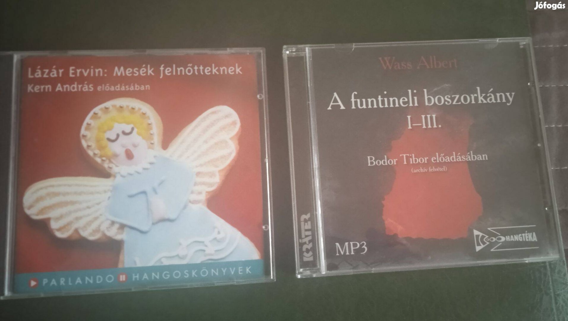 Hangos könyvek 10 CD Márai Sándor Wass Albert Lázár Ervin Hrabal