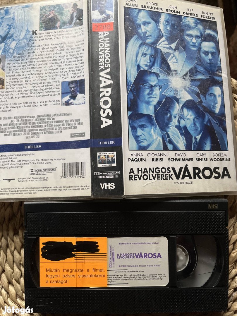 Hangos revolverek városa vhs kazetta