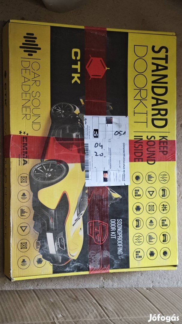 Hangszigetelő autó ajtó bitumen hang szigetelő gátló