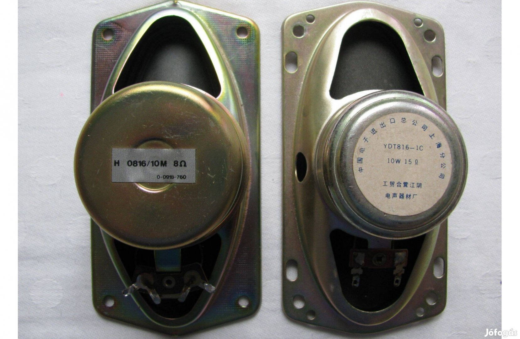 Hangszóró 2 féle ,15 Ohm 10W, 8 Ohm 10W