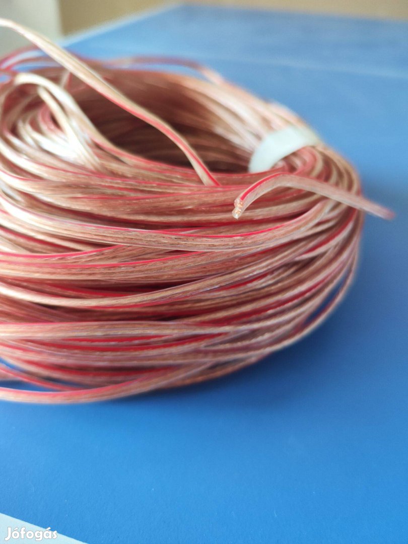 Hangszóró kábel dobozában, 2x0,75 mm2 100m