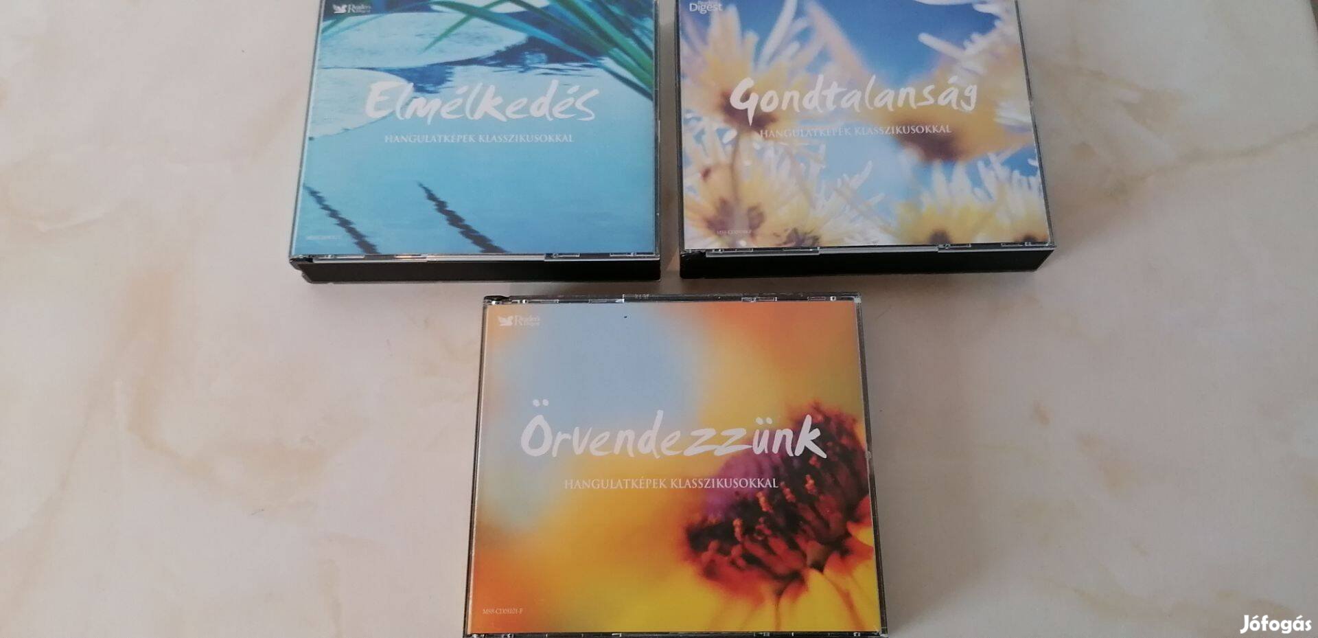 Hangulatzenék CD-n Elmélkedés, Gondtalanság, Örvendezzünk