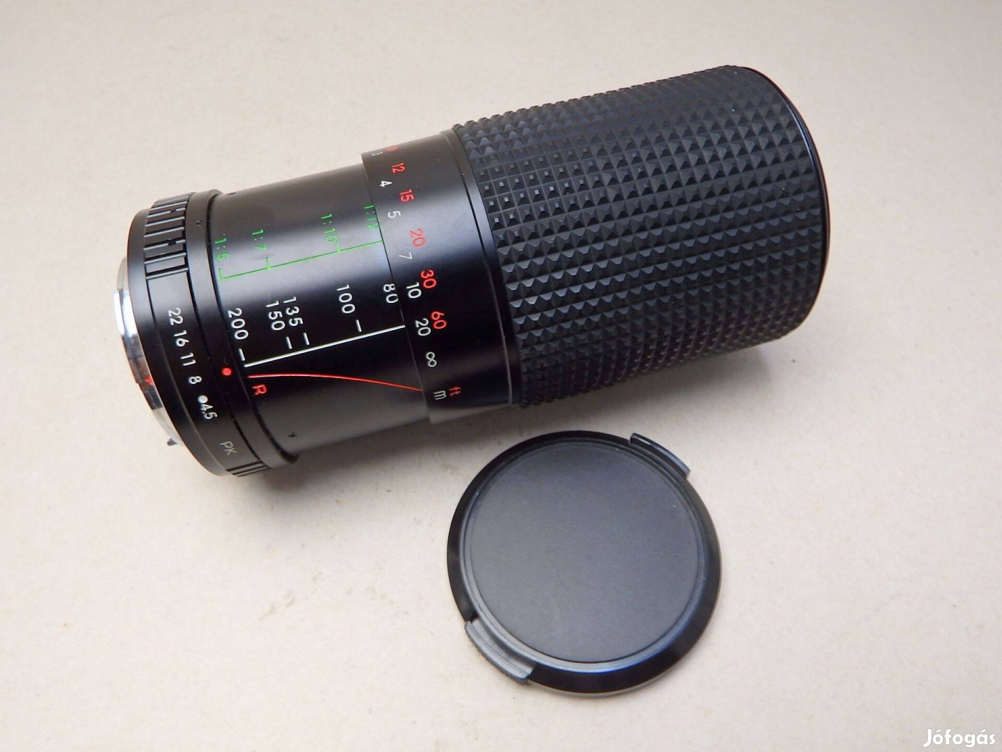 Hanimex SP MC Macro Fényképezőgép Objektív 80-200 MM PK Csatlakozással