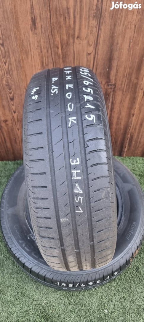 Hankook 195/65 R15 4,5mm 2015-ös Nyári Gumiabroncs 2db #151