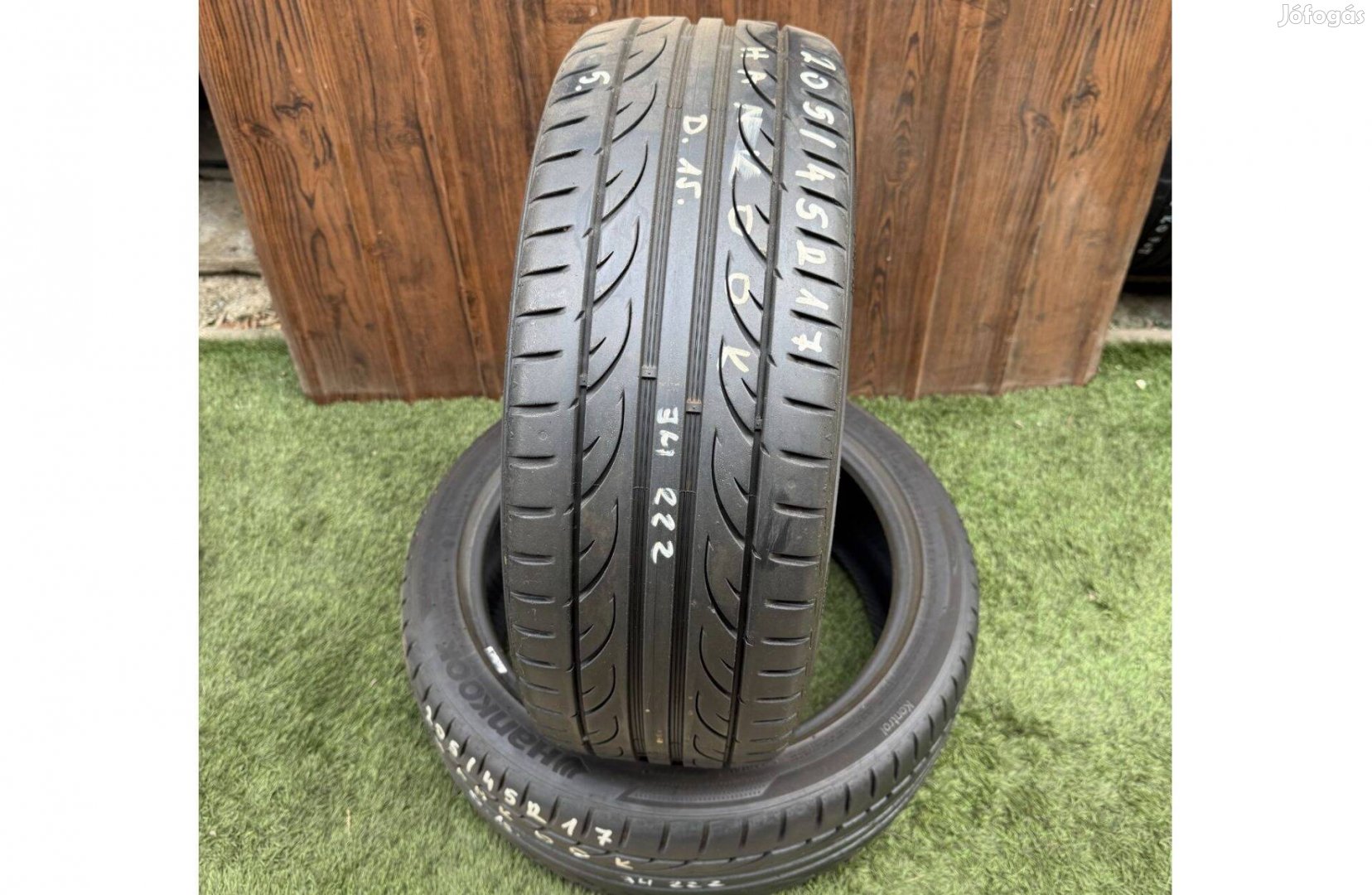 Hankook 205/45 R17 5mm 2015-ös Nyári Gumiabroncs 2db #222