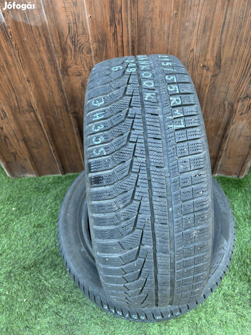 Hankook 215/55 R17 6mm 2019-es Téli Gumiabroncs 2db #335