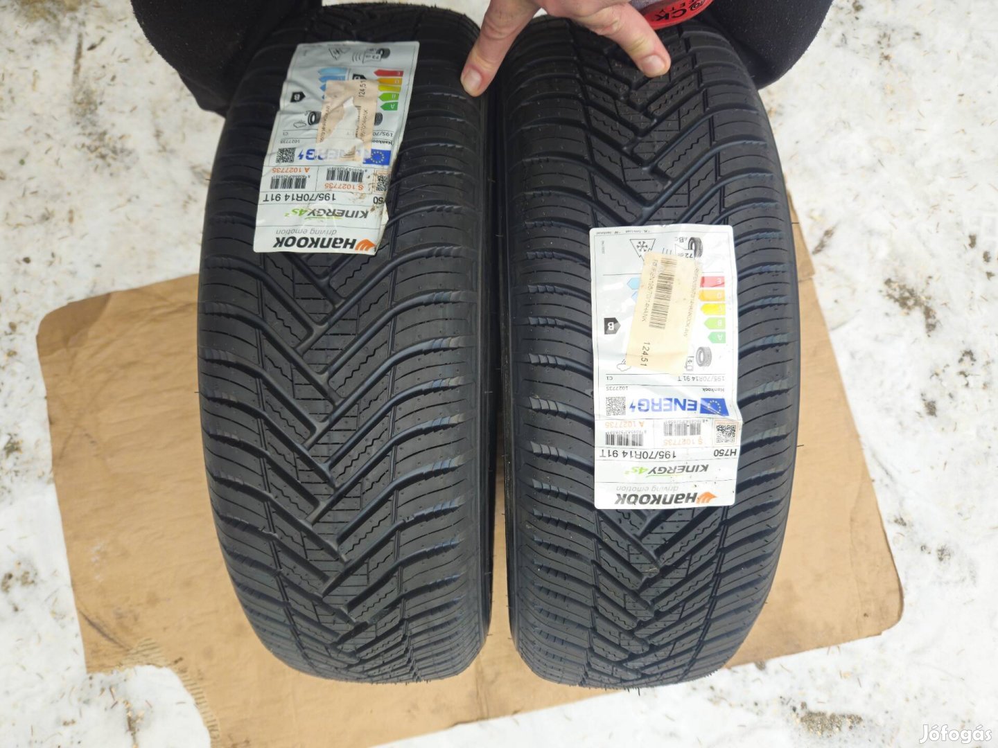 Hankook Kinergy 195/70R14 négyévszakos új gumik 1