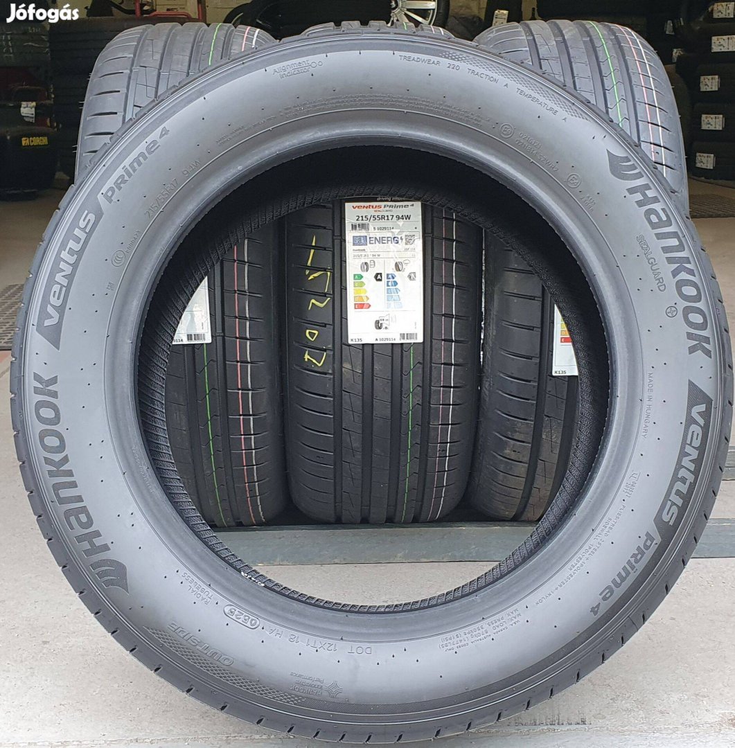 Hankook Ventus Prime 215/55 R17 Új nyári gumi 4db 2025. /G386