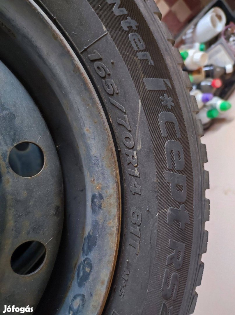 Hankook Winter I*cept RS2 165/70R14 19/21 gyártás felnivel