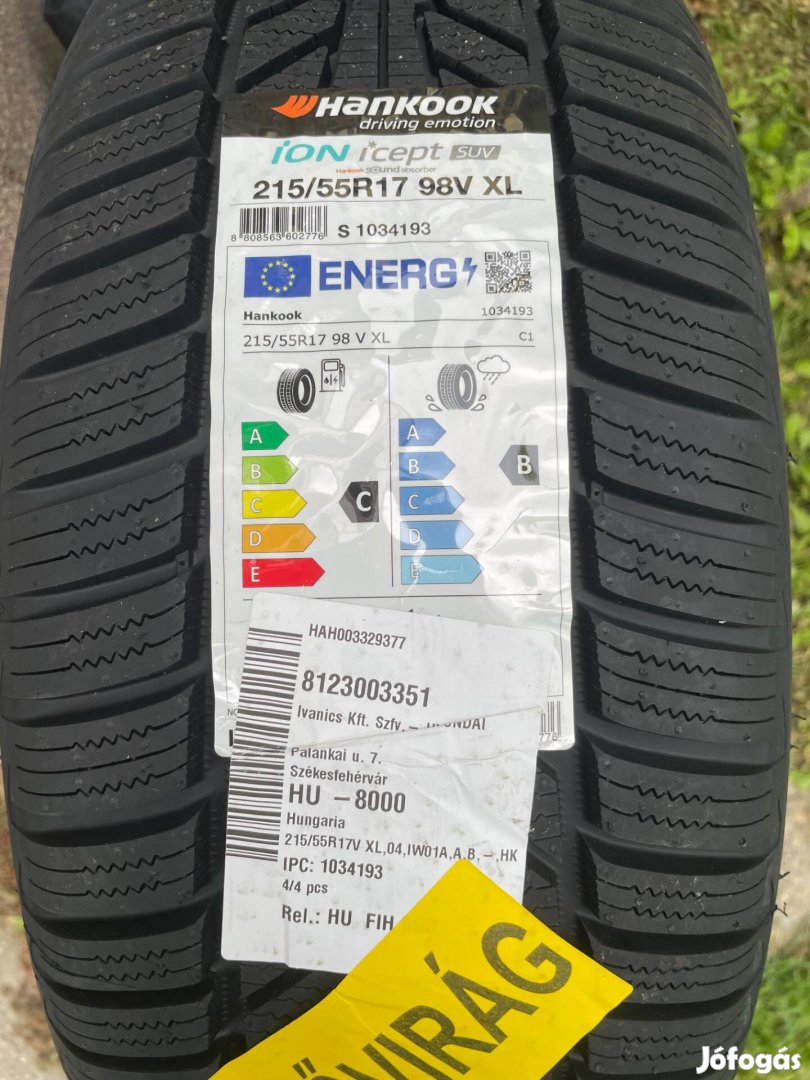 Hankook ion i*cept SUV téli gumiabroncs szett - 215/55R17 98V XL