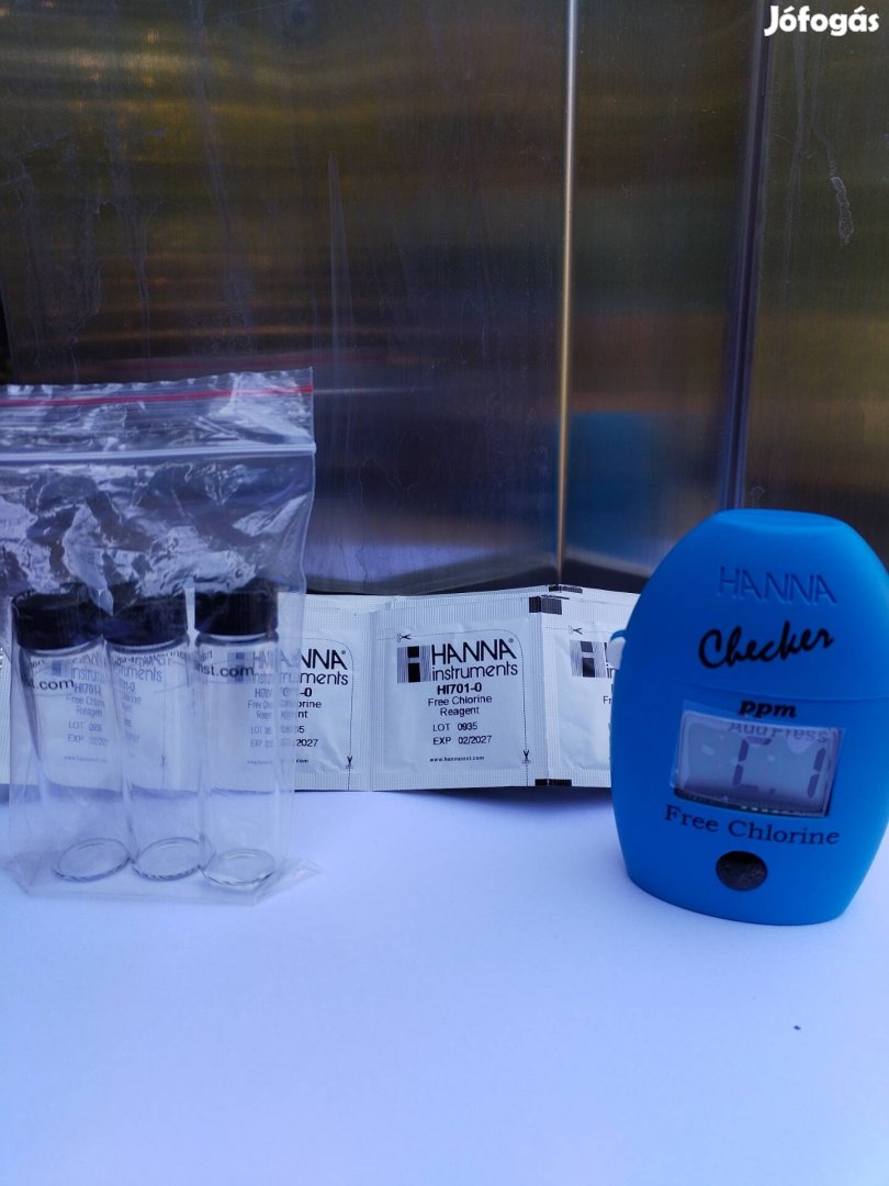 Hanna Instruments H1701 koloriméter (szabad klór) fotométer készlet