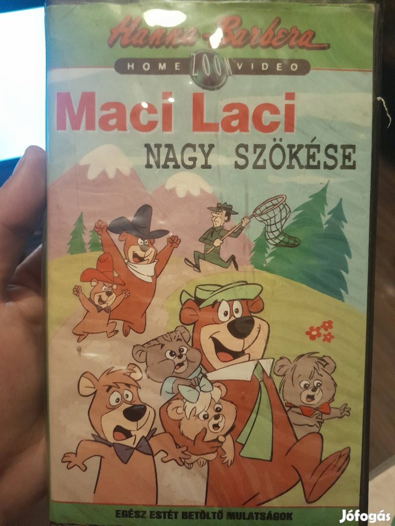 Hanna és Barbera Maci Laci gyári VHS Film 