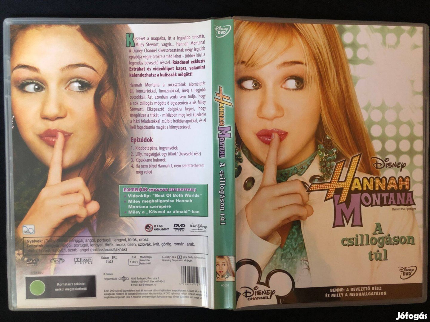Hannah Montana A csillogáson túl (karcmentes) DVD