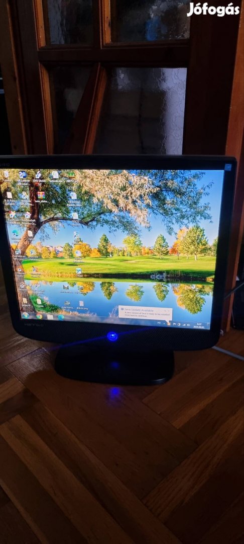 Hanns-G 19" monitor dvi és vga csatlakozóval, beépített hangszóróval 