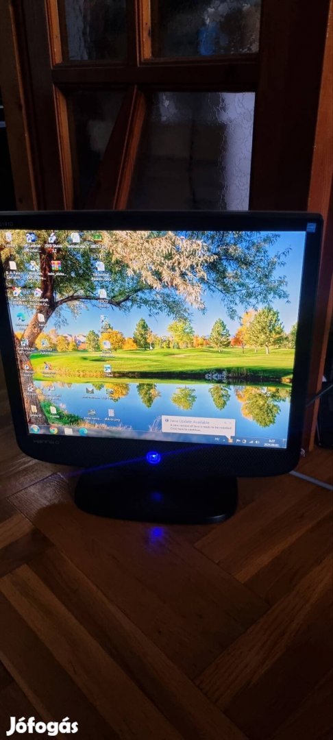 Hanns-G 19" monitor dvi és vga csatlakozóval, beépített hangszóróval 