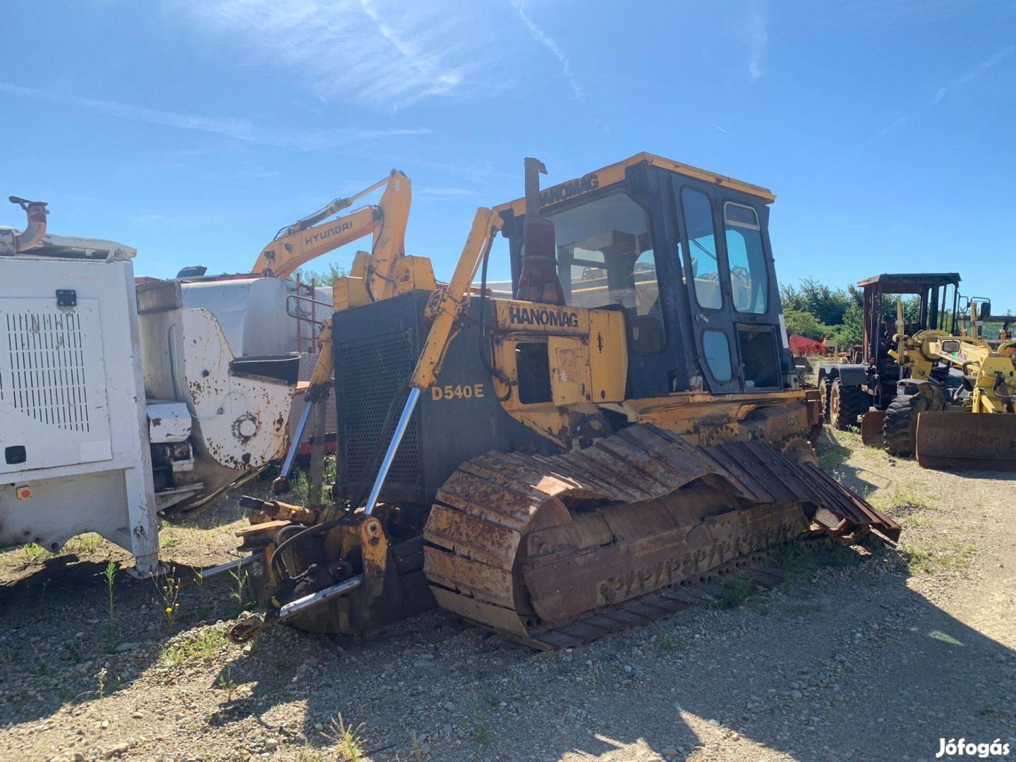 Hanomag D540E dózer bontásra