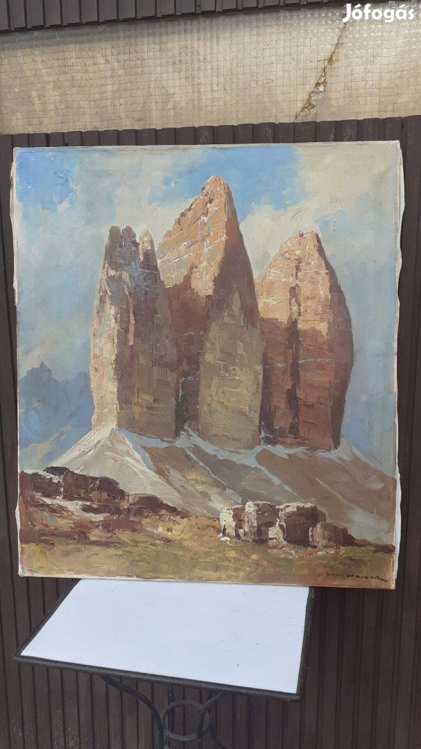 Hans Steiner (1872-1955) Olaj - vászon festmény