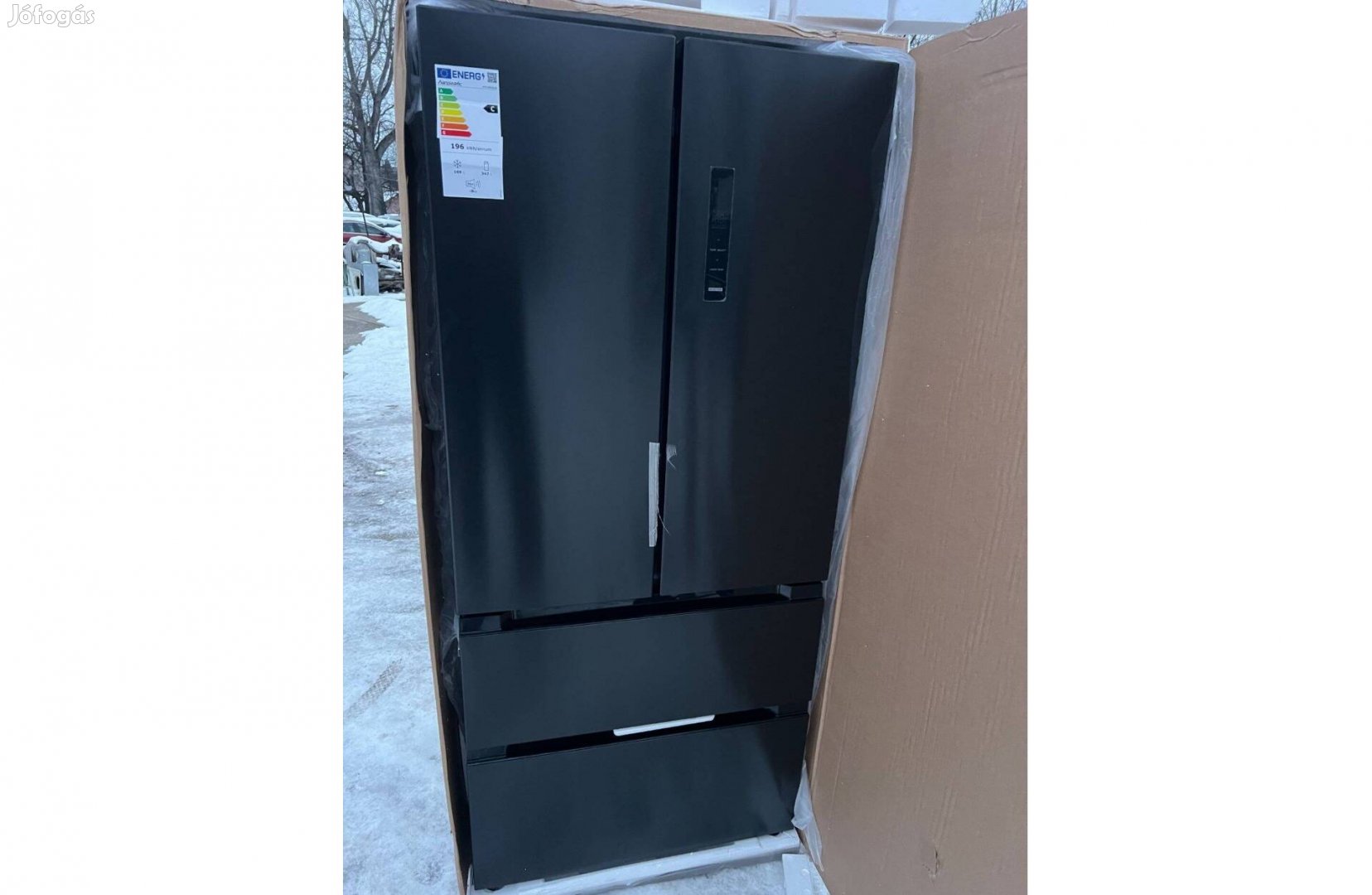 Hanseatic HFD18983CBI, 516 liter, franciaajtós hűtő,