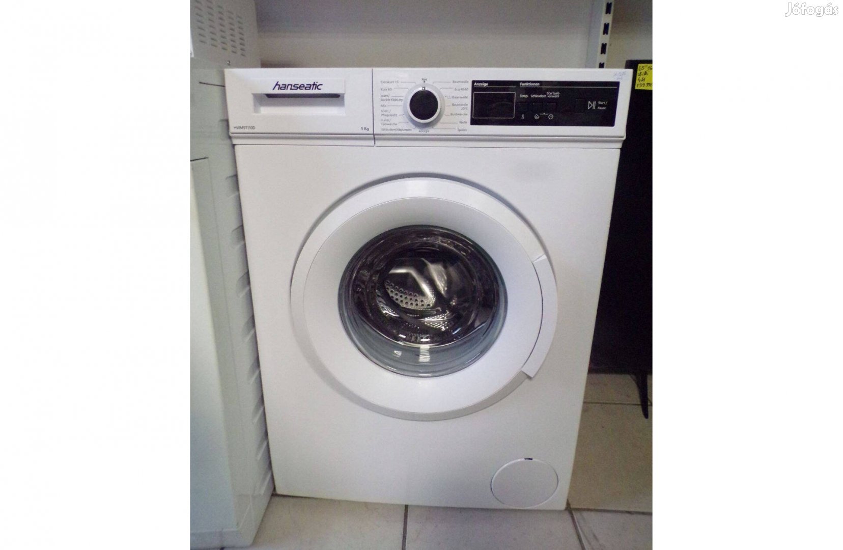 Hanseatic Hwm5T110D mosógép 6hónap jótállással