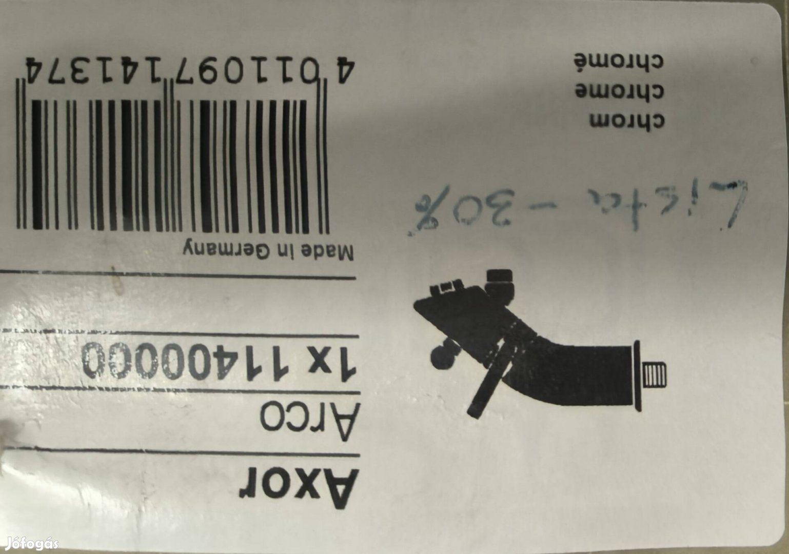 Hansgrohe Axor Arco kád csaptelep új, originált dobozban