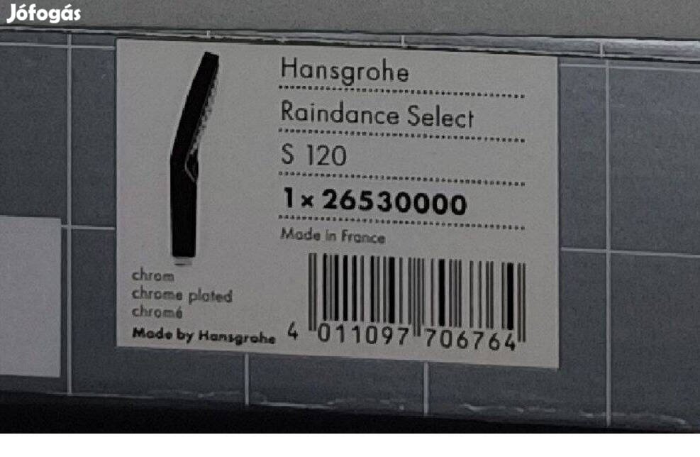 Hansgrohe Raindance Select S 120 3jet króm kézizuhany 26530 000 Eladó!