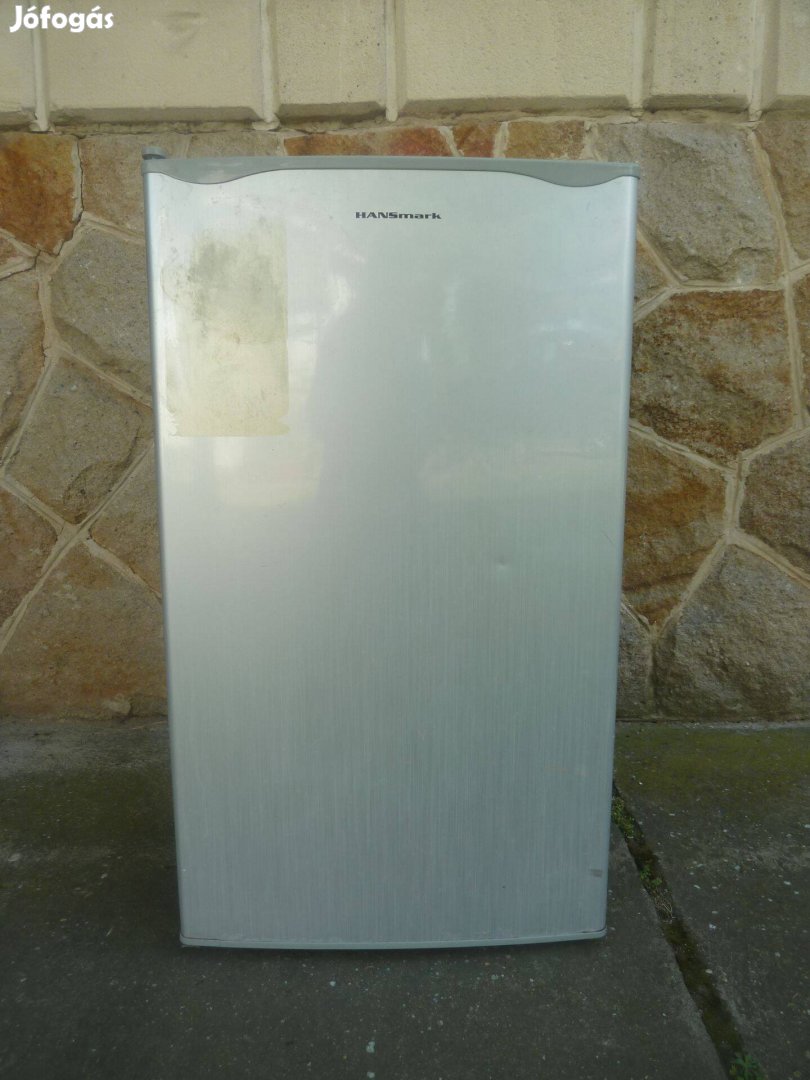 Hansmark hűtőszekrény 82 X 47 X 44 cm kis fagyasztóval inox