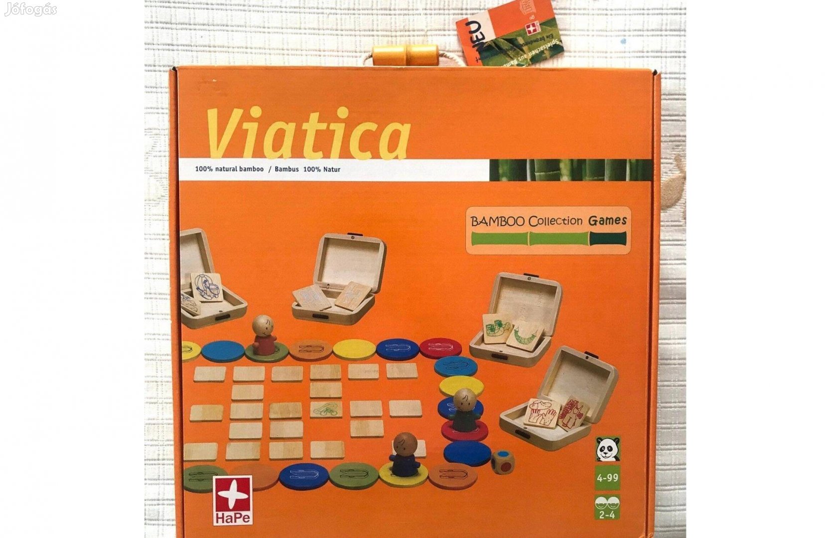 Hape Viatica - díjnyertes társasjáték valódi bambuszból (4 évtől) új