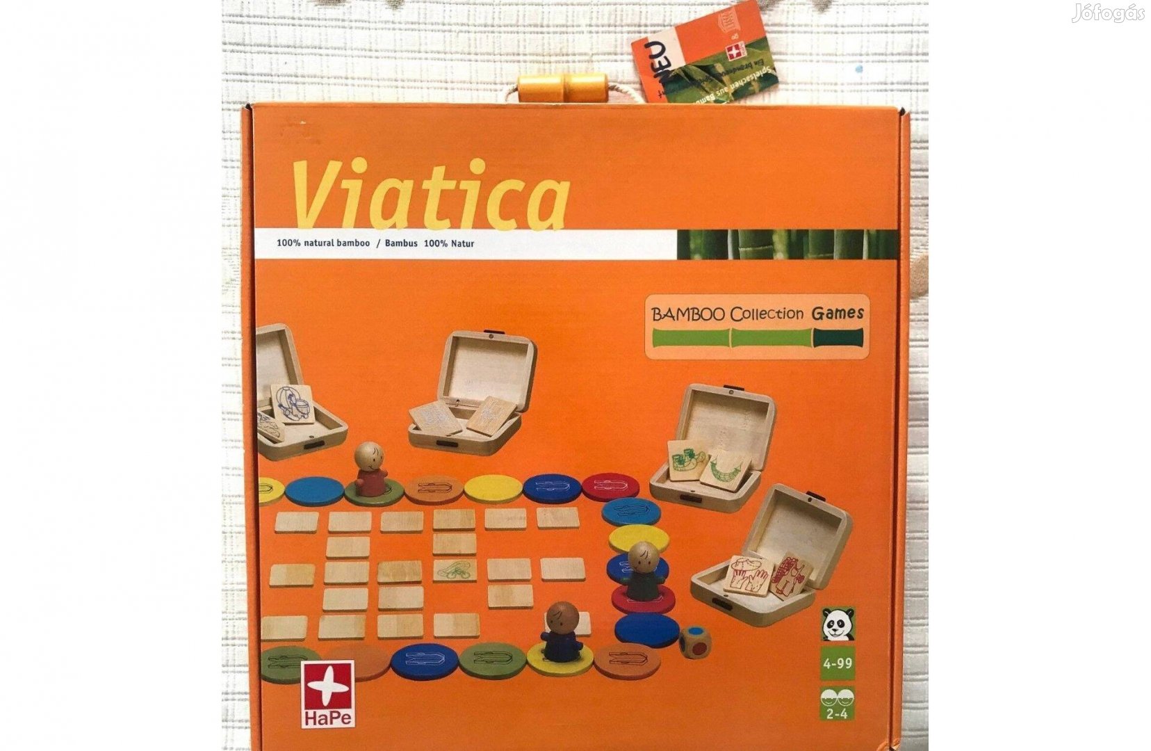Hape Viatica - díjnyertes társasjáték valódi bambuszból (4 évtől) új