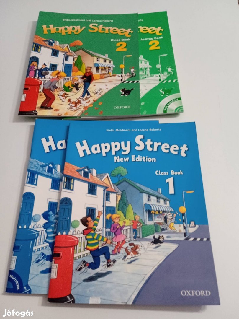 Happy Street 1-2. tankönyv+ munkafüzet+ CD-k