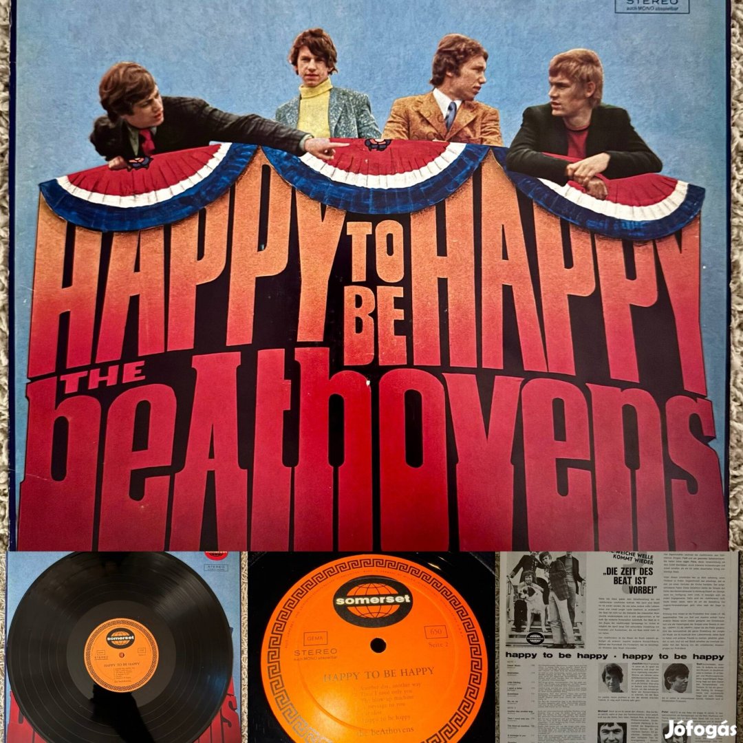 Happy To Be Happy Psychedelic Rock vinyl bakelit lemez 1967