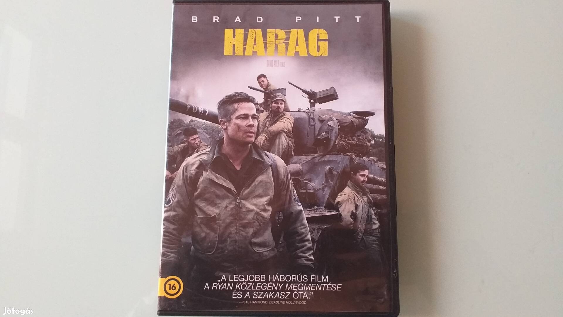 Harag háborús DVD -Brad Pitt